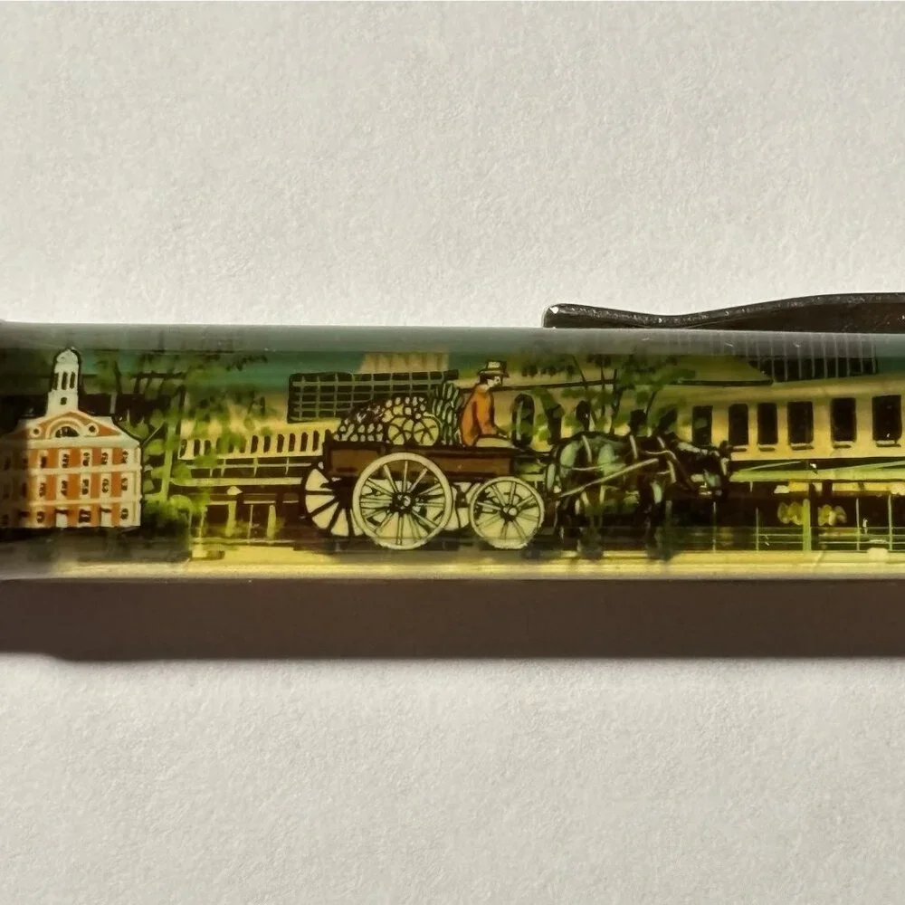 Faneuil Hall and Quincy Market Boston Floaty Pen Horse Drawn Carriage Moves